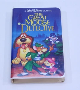 VTG VHS Walt Disney Black Diamond Classic Great Mouse Detective Movie Animation - Imagen 1 de 4