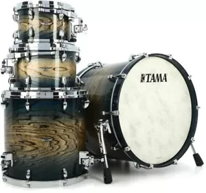 Tama STAR Walnut 20 "/ 10 "/ 12 "/ 16 " Indigo Japanese Sen Burst AIJB - Picture 1 of 1