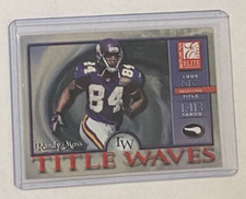 2001 Donruss Elite Title Waves #TW16 Randy Moss #/1999