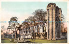 R223376 720 York St Marys Abbey A colored series of 6 Famous Abbeys sent post fr