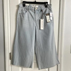 Pantalones de mezclilla vintage America Balmy Nights recortados anchos para dama 2/26 RB-A6 NUEVOS CON ETIQUETAS - Imagen 1 de 8
