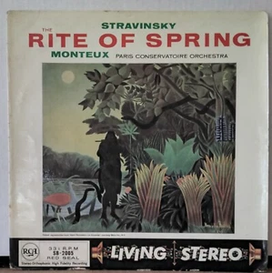 RCA SB-2005 UK ED 1 STRAVINSKY THE RITE OF SPRING MONTEUX PARIS CONSERVATOIRE LP - Picture 1 of 3