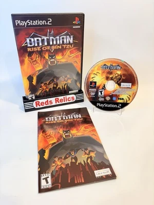Batman Rise of Sin Tzu PS2 Complete CIB + Reg Card Tested Excellent Condition - Image 1 of 4