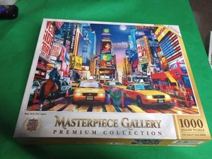 New York City Lights Masterpiece Gallery 1000 Stck. Leinen Premium Puzzle - Bild 1 von 3