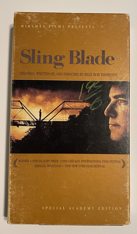 Rare - Sling Blade VHS (Special Academy Edition 1996) - Billy Bob Thornton Foto 1 de 4