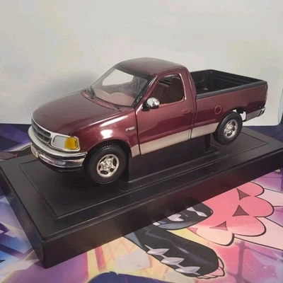 Camioneta Ford F150 XLT 1997 Ertl American Muscle edición coleccionista granate 1/18 Foto 1 de 4