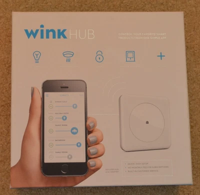 Hub Wink Hub 1ª Generación Smart Home Hub con Adaptador de Corriente en Caja Foto 1 de 4