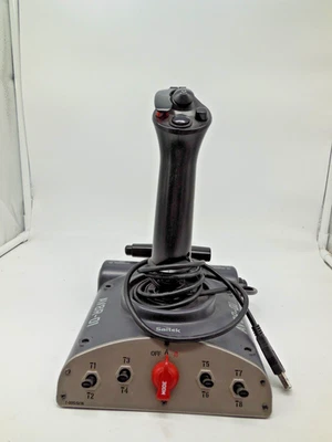 DF3 Saitek AV8R-01 USB Joystick Control PC Dual Throttle Flight Stick Aviator - Image 1 of 4