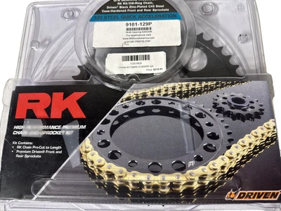 RK Chain Kit - Natural - BMW - S1000 RR '12-'18 9101-129P 16/45 Gearing 520GXW - Image 1 of 4
