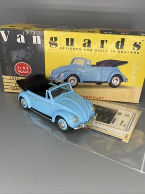 Vanguards 1:43 Scale VA2001 VW Cabriolet Pale Blue Boxed - Image 1 of 4
