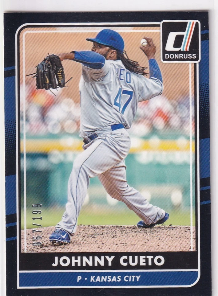 JOHNNY CUETO/199 DONRUSS BORDE NEGRO GIGANTES PARALELOS #153 2016 16 PANINI Foto 1 de 1