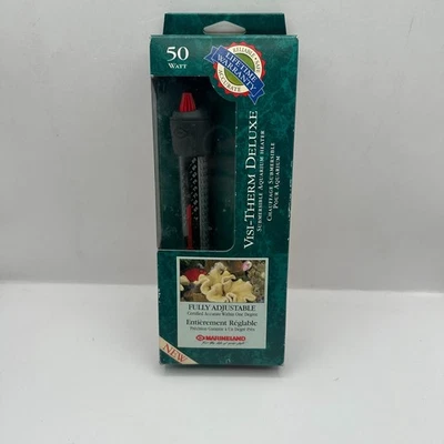 Aquecedor submersível para aquário Marineland Visi-Therm Deluxe 50 watts VTX-50 - Imagem 1 de 4