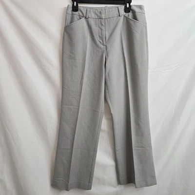 Pantalones de vestir Worthington para mujer 10 grises calce moderno pierna recta negocios formales Foto 1 de 4