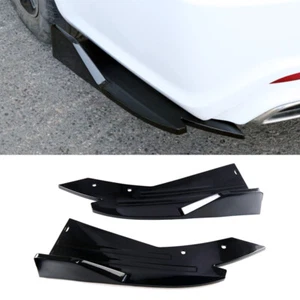 Rear Lip Splitter Skirt Spoiler BLK Painted Fits Mercedes Benz W205 W204 C300 - Bild 1 von 5