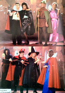 UC Simplicity 0636 8010 Sew Pattern Adult Halloween Costume Cape Robin Hood Robe - Picture 1 of 4