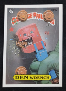 1987 Topps Garbage Pail Kids Series 9 Ren Wrench #371b (A)