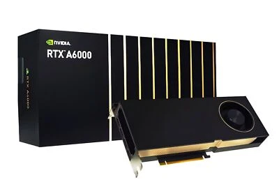 NVIDIA Quadro RTX A6000 48GB GPU Accelarator Graphics Card Deep learning AI - Image 1 of 4