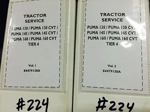 Fits Case IH OEM Puma 130 145 160 CVT Tier 4, 2  volumes service repair manual   - Picture 1 of 5