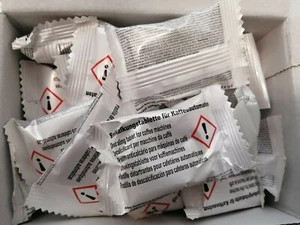 50 Spezial Kalklöser Entkalker Tabs 18g für Kaffeevollautomaten - Picture 1 of 14