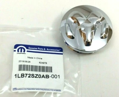 2015-2020 RAM 1500 chrome head medallion logo Wheel Center Cap new OEM - Image 1 of 4