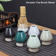Ceramiczny uchwyt na łyżkę do herbaty matcha stojąca miska bambusowy ruszt pędzel zestaw do herbaty hol BII