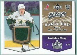 2007-08 Upper Deck MVP One on One Jerseys #OONM Ladislav Nagy/Milan Michalek