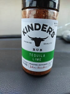 Kinder's Tequila Lime Handcrafted Flavor Packed Barbecue Rub No MSG 5 Ounce - Picture 1 of 1