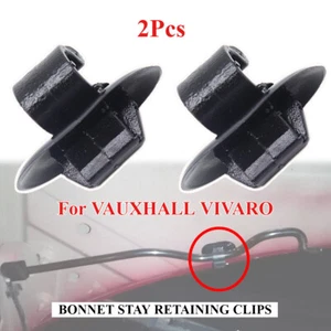 PARA VAUXHALL VIVARO CAPÓ SOPORTE DE RETENCIÓN SOPORTE DE PLÁSTICO PARA BRAZO DE VARILLA PUNTAL - Imagen 1 de 6
