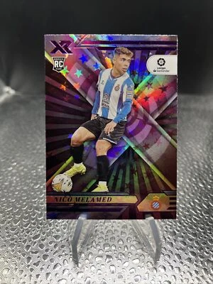 2020-21 Panini Chronicles XR La Liga Nico Melamed Purple Astro Rookie RC - Image 1 of 2