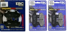 2 COPPIA PASTIGLIE FRENO ANTERIORI E POSTERIORI EBC SUZUKI BURGMAN 400 2006 2018 - Imagen 1 de 3