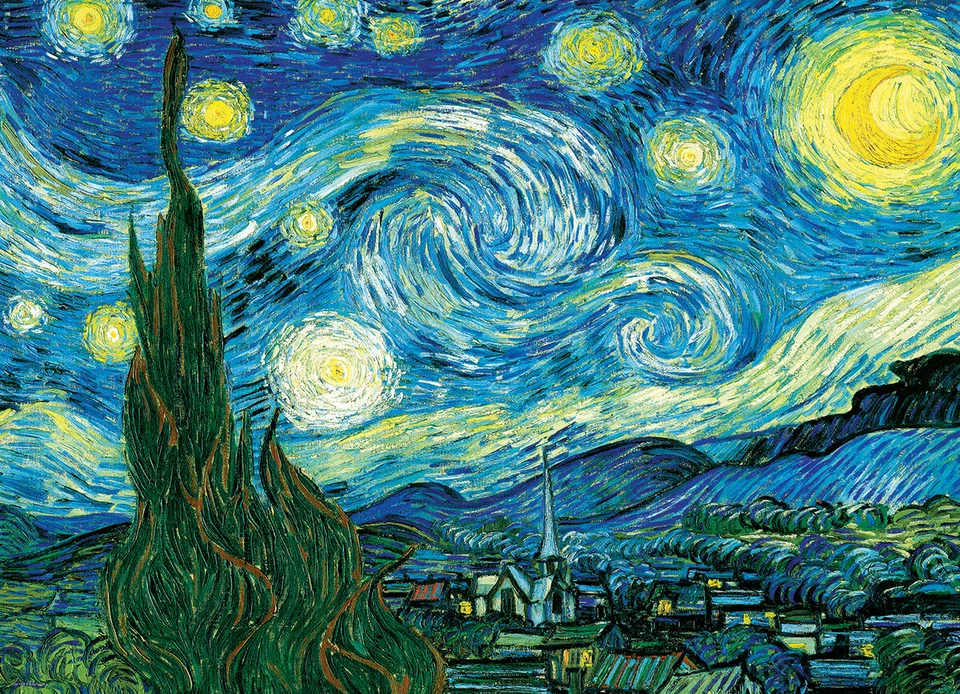 Eurographics Starry Night by Vincent Van Gogh 100-piece Puzzle