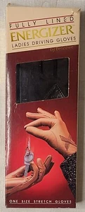 Vintage Fully Lined Energizer Ladies Driving Gloves By Berkshire One Size NEW  - Picture 1 of 3