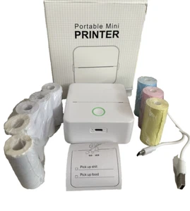 Portable Mini Thermal Printer Pocket Printer Wireless Bluetooth Printing - Picture 1 of 1