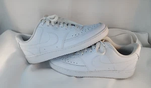 Nike Mens Court Vision Low CD5463-100 White Casual Shoes Sneakers Size 10 - Picture 1 of 7