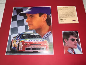 Jeff Gordon Lithograph NASCAR JG Motorsports NASCAR 11x14 Red Mat - Picture 1 of 4