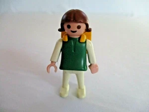 Vintage, Geobra, Playmobil, Class Room, 3522, Girl Student w/ Back Pack, 1981 - Picture 1 of 8