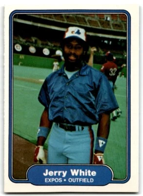 1982 Fleer Jerry White . Montreal Expos #211 - Image 1 of 2