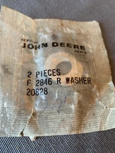 John Deere Original Equipment Washers Pair  #F2846R F2846R - Picture 1 of 1