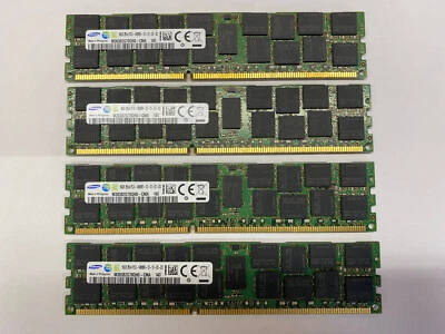 64GB (4x16GB) Samsung DDR3 ECC RAM 1866MHz PC3L-14900R für zBsp. HP Z620 / Z820 - Bild 1 von 4
