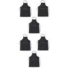  6 Pcs Hair Styling Apron Barber Aprons Hairdressing Sleeveless