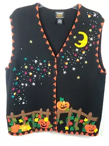 Chaleco de otoño otoño otoño otoño de colección Studio Treat 3D tejido medios mixtos de Halloween talla XL - Imagen 1 de 6