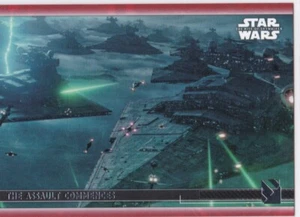 Star Wars Rise of Skywalker Series 2 2020 rojo #68 The Assault Commences/199 - Imagen 1 de 1