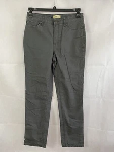 Blue Mountain Flannel Lined Jeans Women Size 4 Gray Cotton Straight Leg G2 - Picture 1 of 13