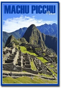 Machu Picchu, Peru Kühlschrankmagnete Größe 2,5 Zoll x 3,5 Zoll - Bild 1 von 1