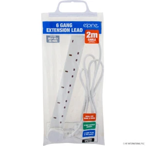Plomo de extensión conmutado individualmente con indicador de neón -2 m - Imagen 1 de 4