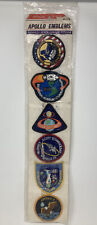 Vintage NASA Apollo Emblems 3” Patches Set of 6 Kennedy Space Center Florida