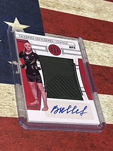 2023 UFC PANINI CHRONICLES NATIONAL TREASURES AUTO /99 Valentina Shevchenko card