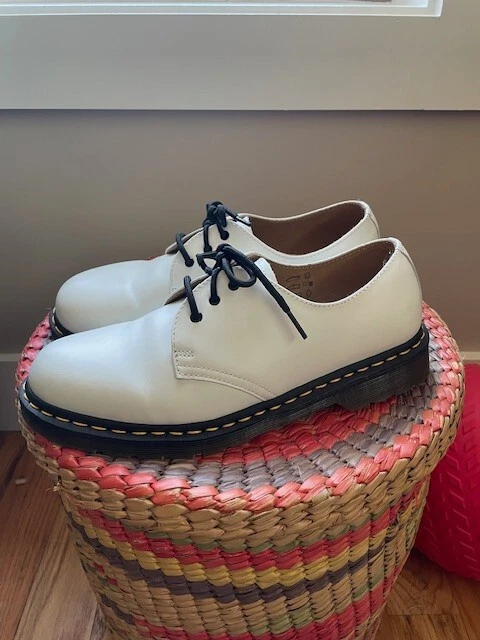 White Doc Martens Oxford Derbies Sz. 9-10 EU 42 Leather 1421 - Image 1 of 4
