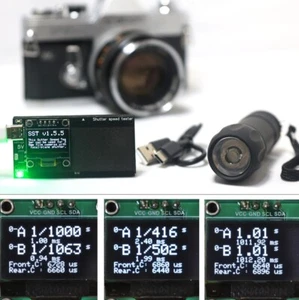 Analyseur d'obturateur Mini (Tester si votre appareil photo répond à la norme ISO 516-1986) pour plan focal - Photo 1/17