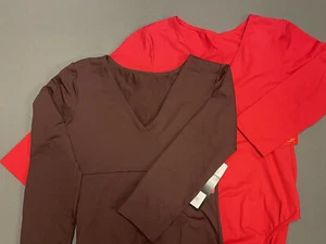 3/4 Arm Trikot 3221 von Intermezzo Gr. M und XL braun oder rot - Bild 1 von 7